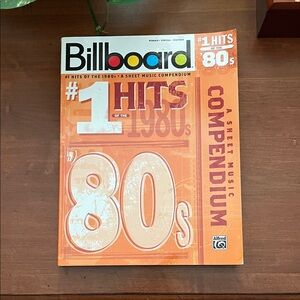 Alfred Billboard 80s Hits Compendium - Orange and White